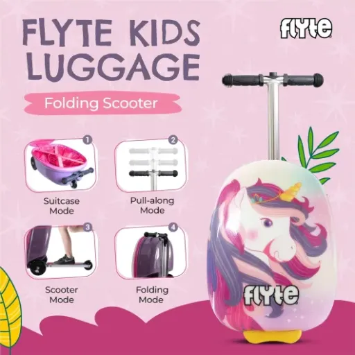 Flyte Scooter 2-in-1 Suitcase Review: kids’ luggage that actually makes airports bearable