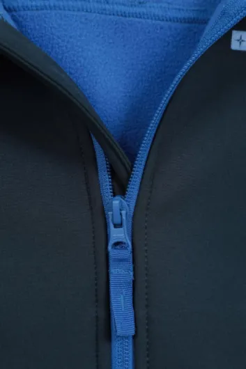 Exodus Kids Water Resistant Softshell Jacket - Boys & Girls Rain Coat - Travel 11-12 Years Navy