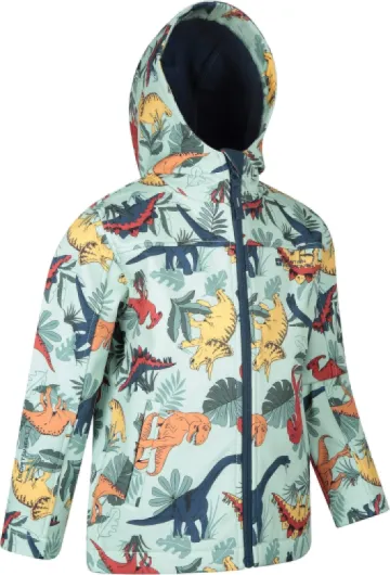 Exodus Kids Water Resistant Softshell Jacket - Boys & Girls Rain Coat - Travel 5-6 Years Mixed (05)