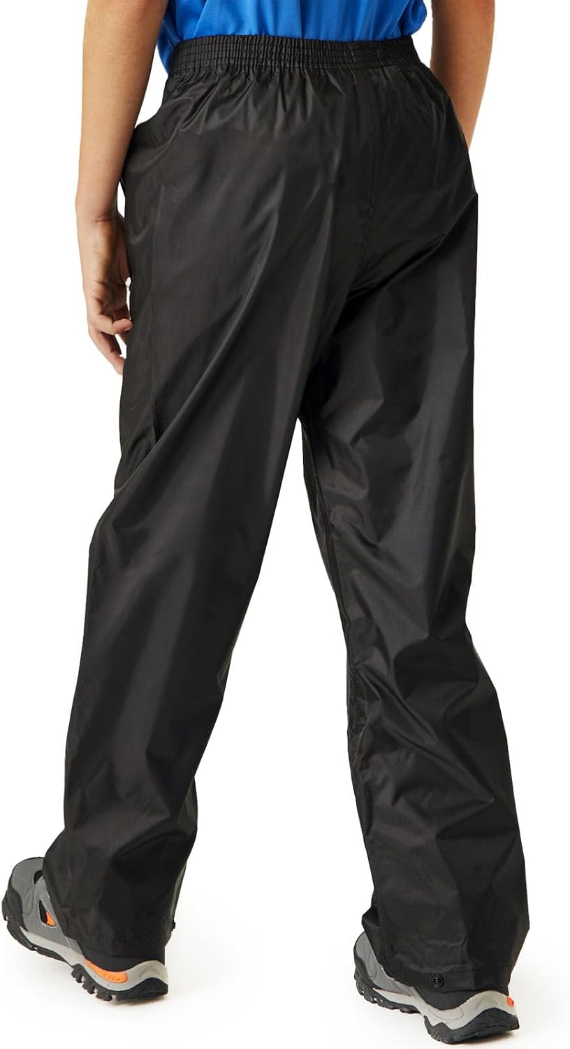 Kids Stormbreak Waterproof Overtrousers 9-10 Years Black Ot