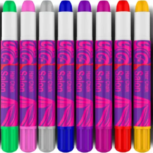 Desire Deluxe Hair Chalk Gift for Girls Review: fun colours, but not much product in each pen