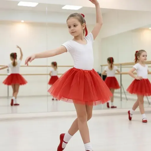Girl Tutu Skirt Review: a simple red tutu that kids actually want to wear