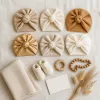 Elegant newborn head wraps for fashion forward babies